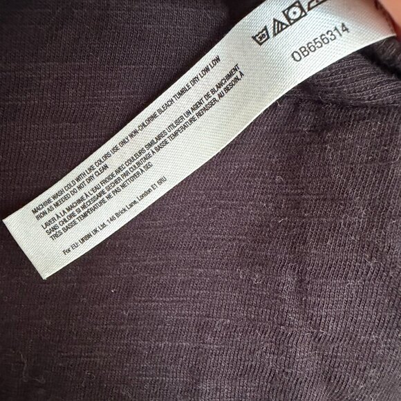 Free People Just Because Onesie cotton oversized jumpsuit in black - Picture 12 of 14